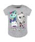 ფოტო #3 პროდუქტის Pandy Paws Girls 3 Pack T-Shirts Toddler| Child