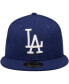 Фото #2 товара Men's Navy Los Angeles Dodgers Cooperstown Collection Wool 59FIFTY Fitted Hat