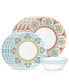 Фото #1 товара Набор посуды для ужина Corelle Global Collection, Terracotta Dreams, 12 предметов, сервировка для 4, всех.