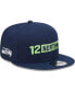 ფოტო #4 პროდუქტის Men's College Navy Seattle Seahawks 12 North Collection Snapback Hat