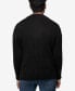 Men's Ribbed Mock Neck Quarter-Zip Sweater