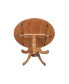 Фото #2 товара Round Dual Drop Leaf Pedestal Table