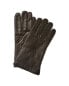 Фото #1 товара Portolano Wool-Lined Leather Gloves Men's Black 9.5