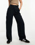 ASOS DESIGN Hourglass dad trouser in navy