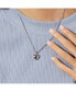 ფოტო #3 პროდუქტის Puffed Heart Necklace - Lev Silver