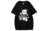 HIPANDA 毛绒绒熊基本直筒T恤 女款 / Футболка HIPANDA T Featured Tops T-Shirt 202112102