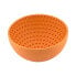 Dog Feeder Lickimat Wobble Orange Rubber