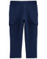 Toddler Solid Fleece Pants - Navy 4T