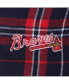 Фото #3 товара Пижама Concepts Sport Мужская вельветовая сине-красная Atlanta Braves Big and Tall