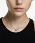 Фото #5 товара Swarovski silver-Tone Constella Crystal Pendant Necklace, 14-7/8" + 3" extender