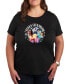 Фото #1 товара Trendy Plus Size Disney Princess Holiday Graphic T-shirt