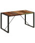Dining Table 55.1"x27.6"x29.5" Solid Reclaimed Wood