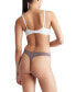 ფოტო #2 პროდუქტის Women's Bonded Flex Mid-Rise Thong Underwear QD3958