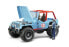 Jeep Cross Country racer blau mit Figur
