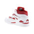 Reebok Pump Omni Zone II Mens White Leather Lifestyle Sneakers Shoes