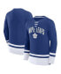 ფოტო #1 პროდუქტის Men's Blue Toronto Maple Leafs Back Pass Lace-Up Long Sleeve T-shirt