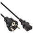 Фото #2 товара InLine 35pcs. Bulk-Pack power cable - CEE 7/7 straight/3pin IEC C13 - black - 1,5m