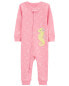 Toddler 1-Piece Sea Horse 100% Snug Fit Cotton Footless Pajamas 5T