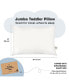 Фото #3 товара 2pk Jumbo Toddler Pillow - Soft Organic Cotton Kids Pillows for Sleeping - 14X20 Travel Pillow for Kids Age 2-5