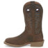 Фото #3 товара Justin Boots Stampede 12" Wide Square Toe Cowboy Mens Brown Casual Boots SE7613