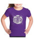 Big Girl's Word Art T-shirt - Siamese Cat