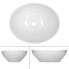 Waschbecken Ovalform 410x330x142mm Weiß