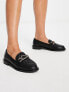 Фото #4 товара River Island chain detail loafer in black
