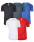 ფოტო #55 პროდუქტის Men's Short Sleeve Moisture-Wicking Quick Dry Performance Crew Neck Tee -5 Pack