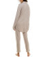 ფოტო #2 პროდუქტის Women's Ribbed Sweater-Knit Sleep Tunic