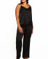 Фото #1 товара Пижама iCollection plus Size Delphine Circle, комплект из 2: Топ и полосатые брюки
