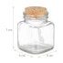 Фото #16 товара Хранение продуктов Relaxdays 12 шт. набор квадратных стеклянных банок с крышками из пробки