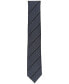 ფოტო #3 პროდუქტის Men's Slim Stripe Tie, Created for Macy's