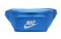 Фото #1 товара Nike Tech Hip Pack 涤纶（聚酯纤维） 胸包斜挎包腰包 男女同款情侣款 蓝色 / Nike Tech Hip Pack BA5751-402