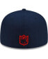 Фото #5 товара Men's Navy New England Patriots City Cluster 59FIFTY Fitted Hat