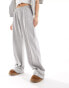 4th & Reckless Lennon lounge wide leg jogger in grey