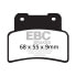 EBC SFA-HH Series SFA432HH Sintered Brake Pads