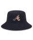 ფოტო #4 პროდუქტის Men's Navy Atlanta Braves 2023 Fourth of July Bucket Hat
