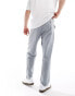 Фото #3 товара Ben Sherman slim fit cotton linen taper trouser in grey