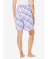 Фото #3 товара Plus Size Print Pajama Shorts