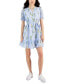 Фото #1 товара Платье с принтом цветов и полосок на завязках Nautica Jeans