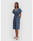 ფოტო #1 პროდუქტის Women's Midnight Gathered Dress