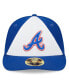 ფოტო #2 პროდუქტის Men's White and Royal Atlanta Braves 2023 City Connect Low Profile 59FIFTY Fitted Hat
