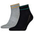 Фото #2 товара Levi´s ® 701229556 Quarter short socks 2 units