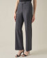 Women's Pinstriped Straight-Leg Pants