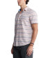 ფოტო #2 პროდუქტის Men's Sotaro Striped Short-Sleeve Shirt