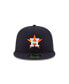 Фото #6 товара Men's Navy Houston Astros 2022 World Series Champions Side Patch 59FIFTY Fitted Hat