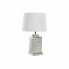 Фото #1 товара Настольная лампа DKD Home Decor Мозаика Фарфор Позолоченный полиэстер Мята 220 V 60 W (35 x 35 x 57 cm)