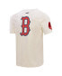 ფოტო #2 პროდუქტის Men's Cream Boston Red Sox Club Member Badge T-Shirt