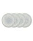 Фото #1 товара Halo Speckle Dinner Plates, Set of 4