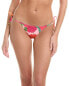 Фото #1 товара Trina Turk Sunny Bloom Tie Side Bikini Bottom Women's